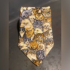 Vintage Cat Tie